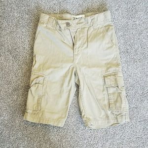 Boys Khaki cargo shorts
